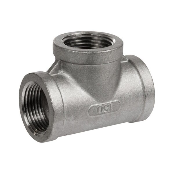 Smith-Cooper 1.25 in. FPT x 1.25 in. Dia. FPT Stainless Steel Tee 4868311 - main